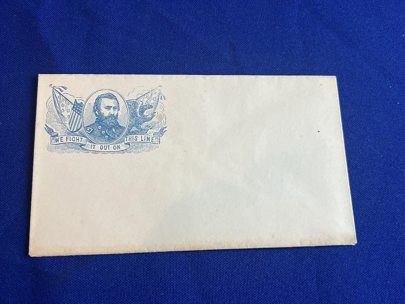 CIVIL WAR LETTER COVER GRANT WE FIGHT IT OUT ON THIS LINE