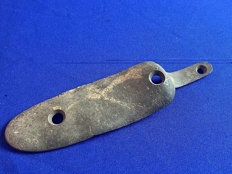 DUG ENFIELD MUSKET BUTTPLATE RECOVERED IN DALTON GA
