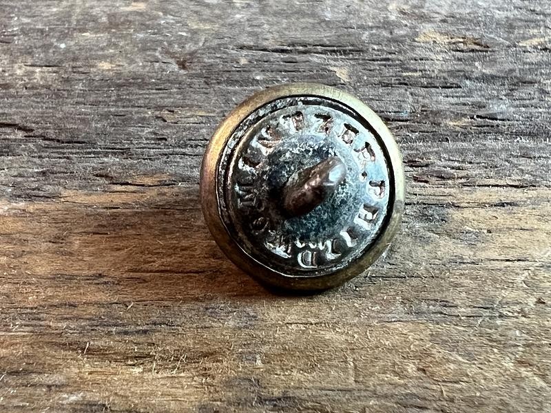 NON DUG CONFEDERATE GEORGIA CUFF BUTTON MINTZER BM