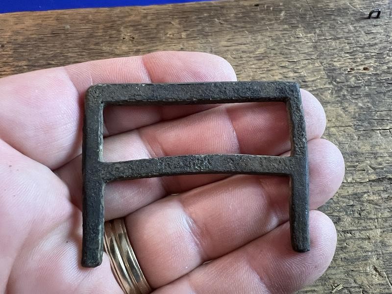 DUG CONFEDERATE BABY FRAME BUCKLE VICKSBURG MS