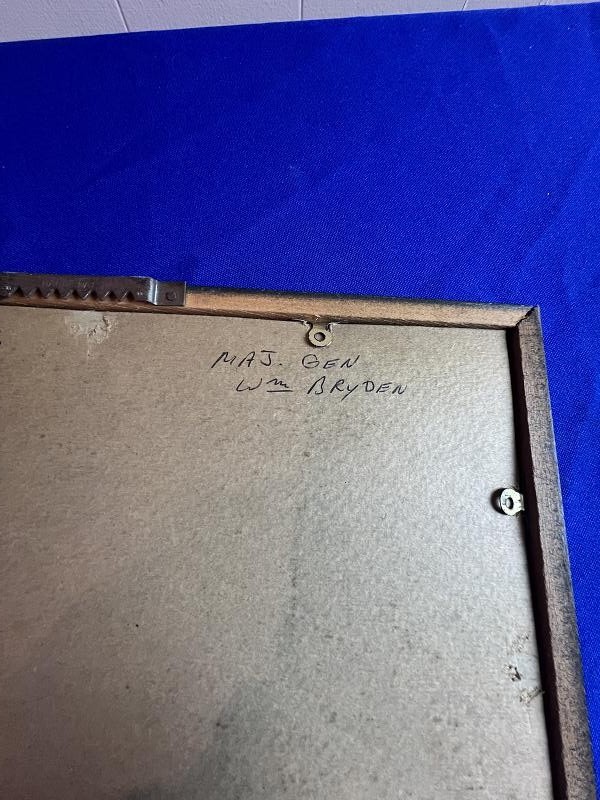 Original Silver Gelatin 11x 14 Photograph of WWI Major General William Bryden