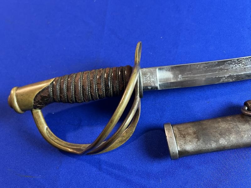 U.S. Civil War M1860 Light Cavalry Saber Sword Mansfield & Lamb Dated 1865