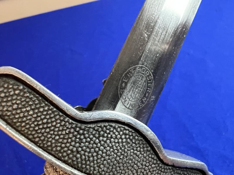 Original WW2 German Luftwaffe Officer's Dress Dagger with Scabbard & Portepee