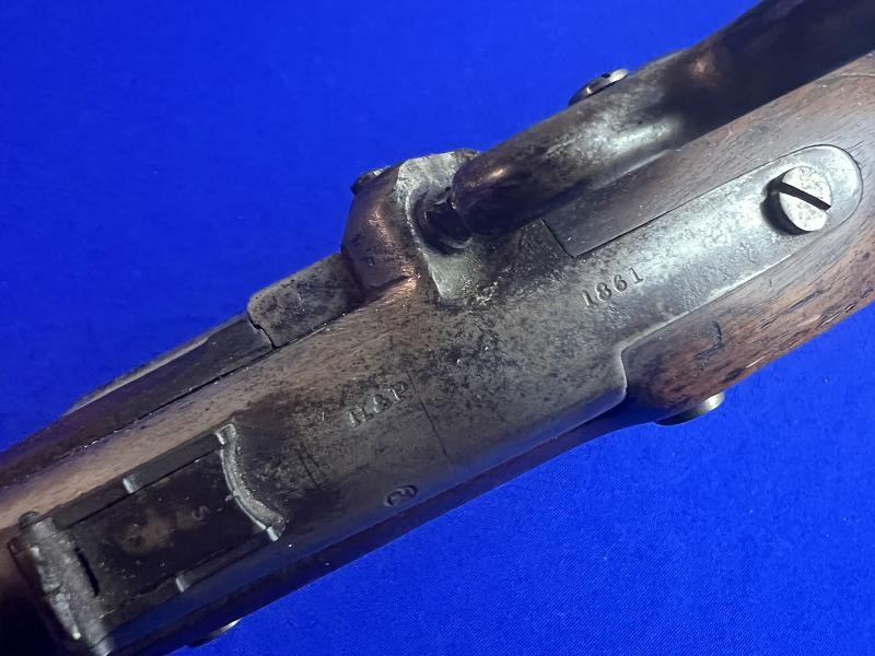 GOOD LOOKING RIFLED AND SIGHTED .69 CALIBER H&P CONVERSION OF A SPRINGFIELD MODEL 1822 U.S. MUSKET