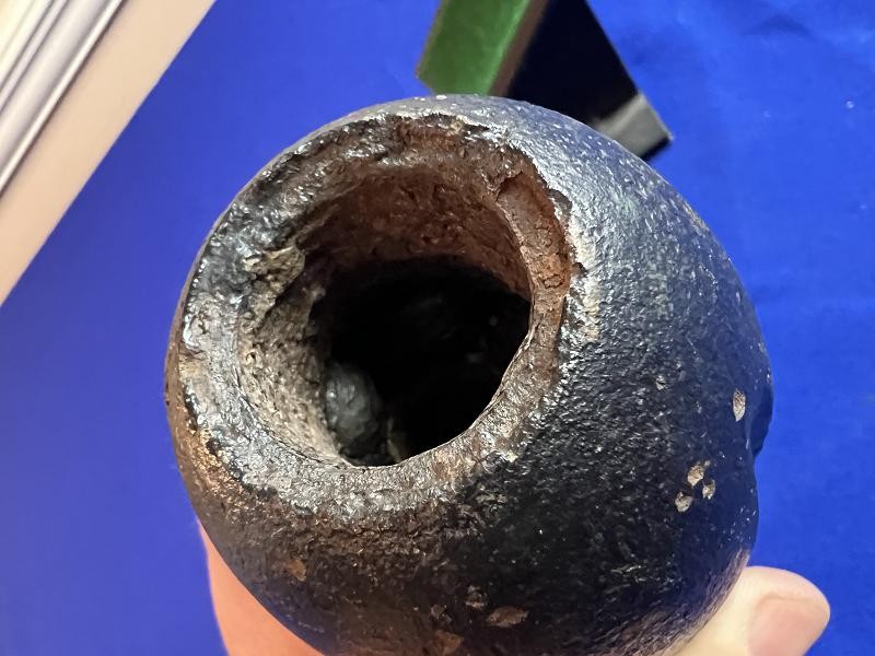 Civil War 3" Non Fired Civil War Artillery Hotchkiss Case Shot Shell