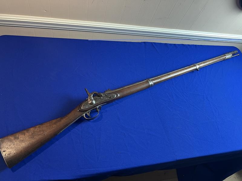 GOOD LOOKING RIFLED AND SIGHTED .69 CALIBER H&P CONVERSION OF A SPRINGFIELD MODEL 1822 U.S. MUSKET