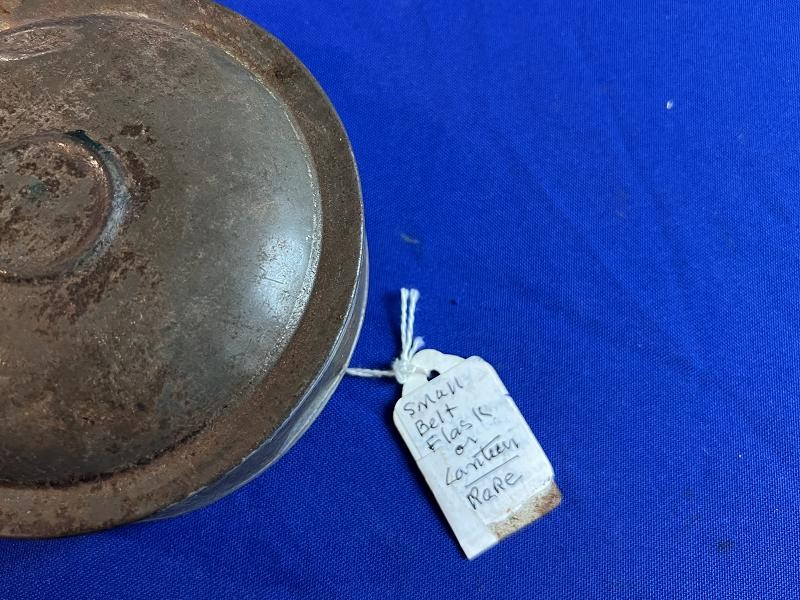 CIVIL WAR ERA BELT TIN CANTEEN FLASK