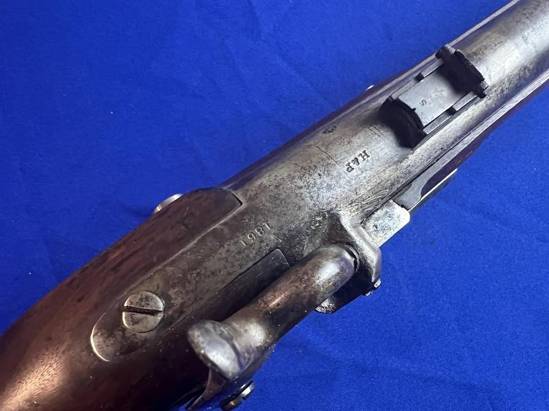 GOOD LOOKING RIFLED AND SIGHTED .69 CALIBER H&P CONVERSION OF A SPRINGFIELD MODEL 1822 U.S. MUSKET