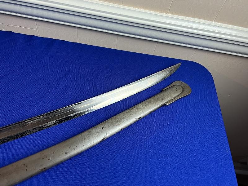 U.S. Civil War M1860 Light Cavalry Saber Sword Mansfield & Lamb Dated 1865
