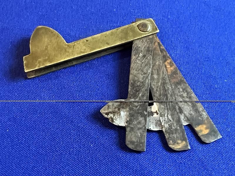 CIVIL WAR ERA BRASS MEDICAL BLEEDER MARKED WOSTENHOLM