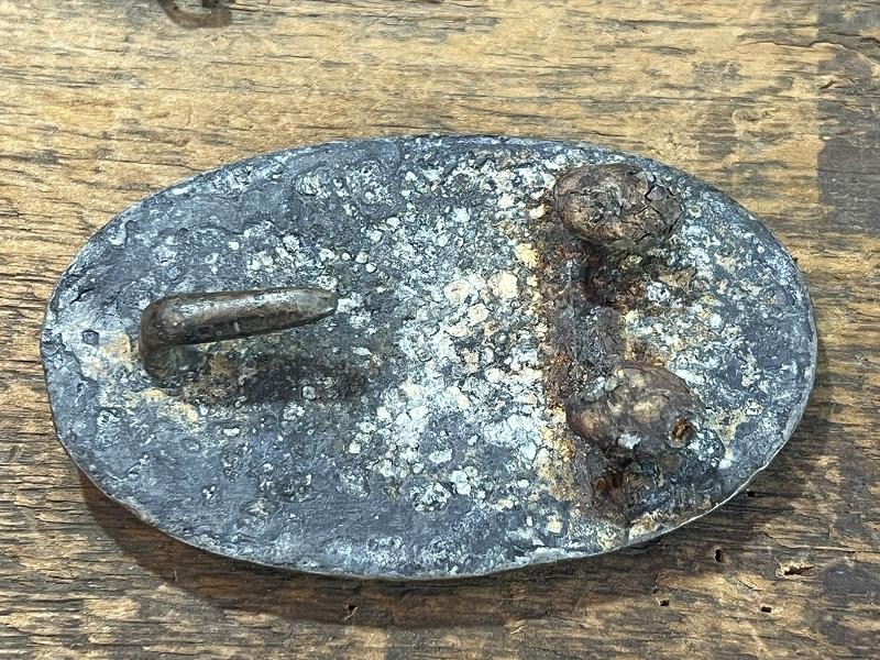 Dug US M-1839 Enlisted Man’s Puppy Paw Belt Buckle