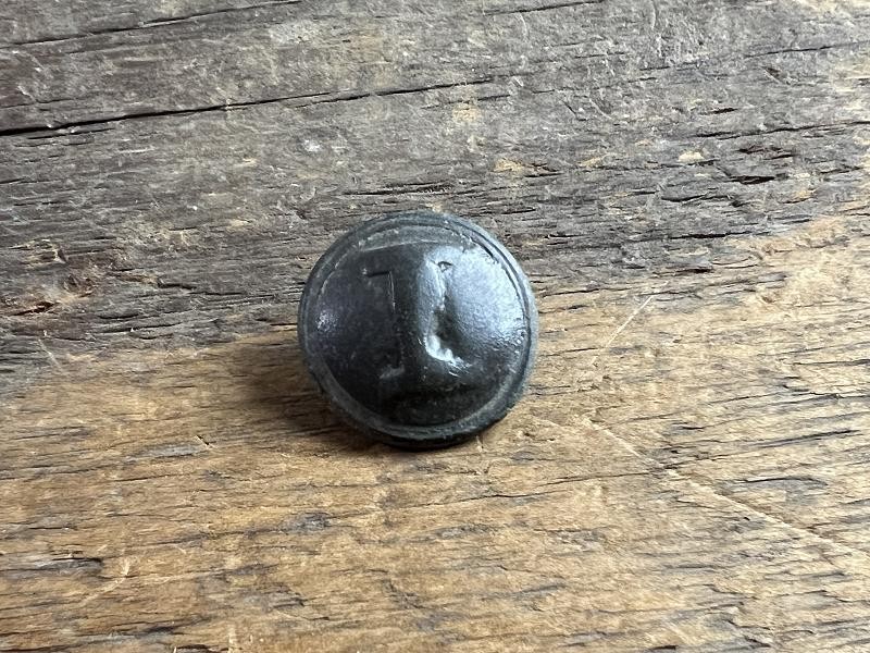DUG CIVIL WAR CONFEDERATE CAST I INFANTRYMAN'S COAT BUTTON DALTON