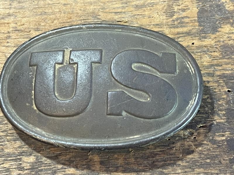 Dug US M-1839 Enlisted Man’s Puppy Paw Belt Buckle