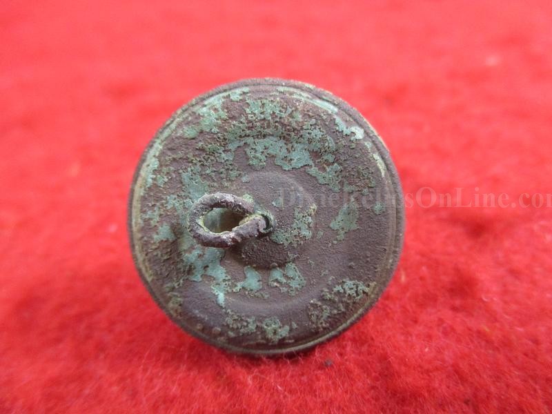 Dug Confederate Staff Officer Army Button Rare False Staff Design 25mm Cs20