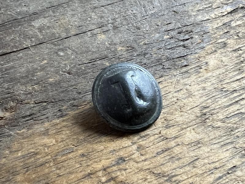 DUG CIVIL WAR CONFEDERATE CAST I INFANTRYMAN'S COAT BUTTON DALTON