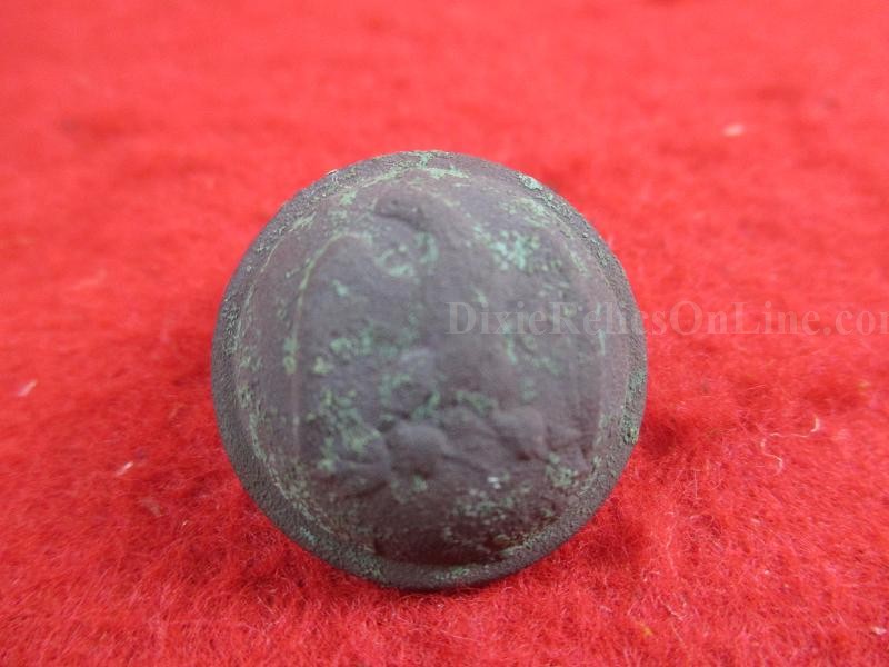Dug Confederate Staff Officer Army Button Rare False Staff Design 25mm Cs20