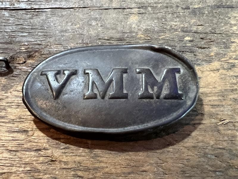 MAINE VOLUNTEER VMM BELT PLATE BUCKLE