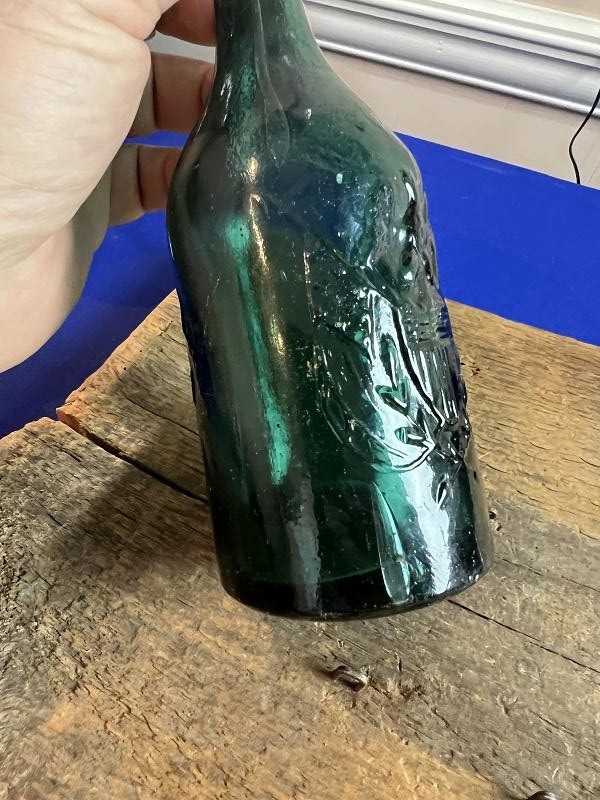 Fine Green George Gemenden Savannah Georgia Confederate Soda Bottle