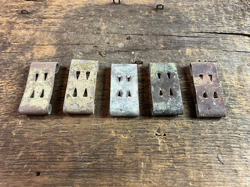 Dug Civil War US Brass Belt Keeper From the Hansborough Ridge Va Camp.