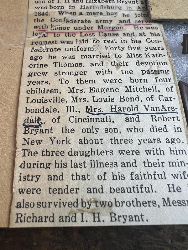 Southern Cross and Grouping of Soldier Who Fought for General John Hunt Morgan