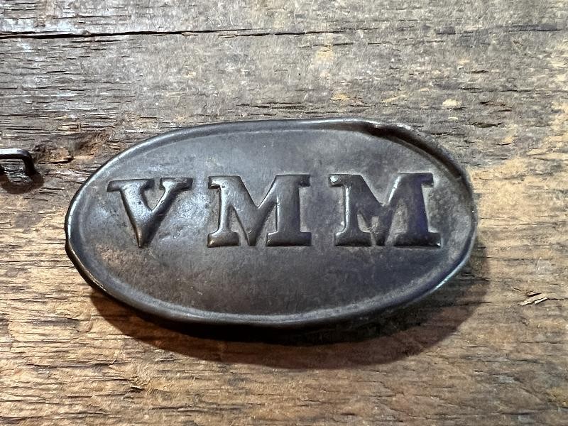 MAINE VOLUNTEER VMM BELT PLATE BUCKLE