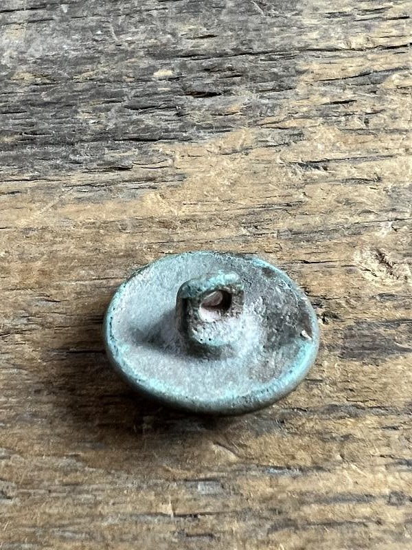 DUG CIVIL WAR CONFEDERATE CAST I INFANTRYMAN'S COAT BUTTON MACON GA