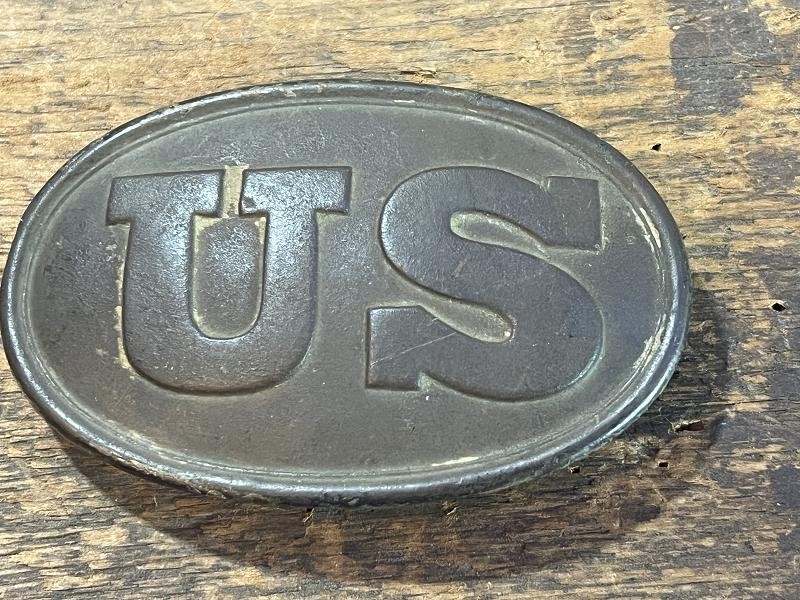 Dug US M-1839 Enlisted Man’s Puppy Paw Belt Buckle
