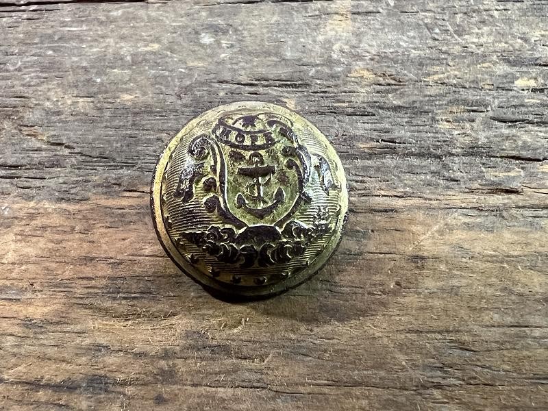 DUG CIVIL WAR RHODE ISLAND STATE STAFF COAT BUTTON 22MM