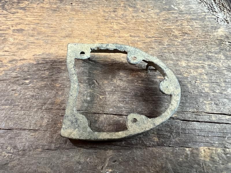 Civil War Dug Large Brass Heel Plate Kolb Farm Marietta Georgia