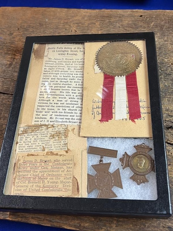 Southern Cross and Grouping of Soldier Who Fought for General John Hunt Morgan