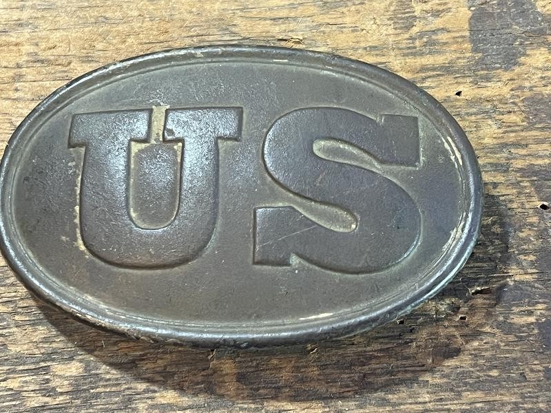 Dug US M-1839 Enlisted Man’s Puppy Paw Belt Buckle