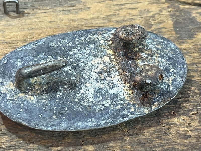 Dug US M-1839 Enlisted Man’s Puppy Paw Belt Buckle