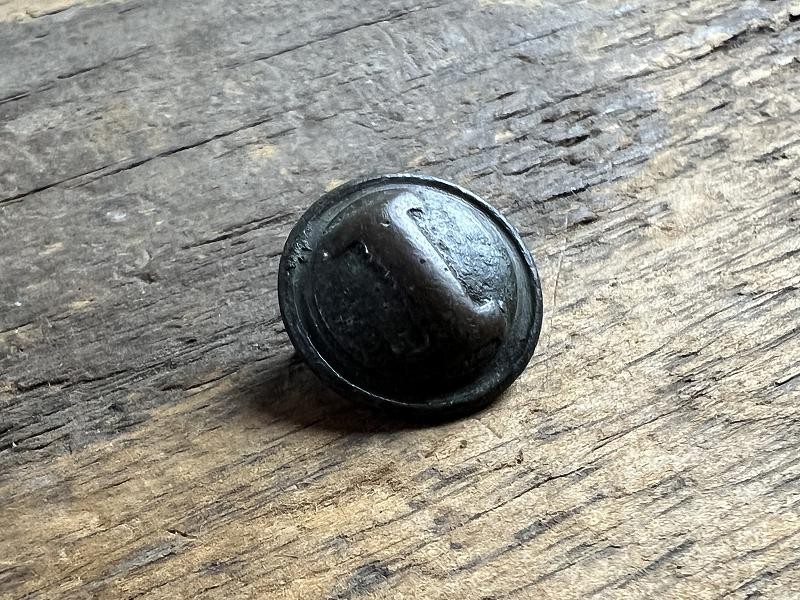 DUG CIVIL WAR CONFEDERATE CAST I INFANTRYMAN'S COAT BUTTON ANDERSONVILLE