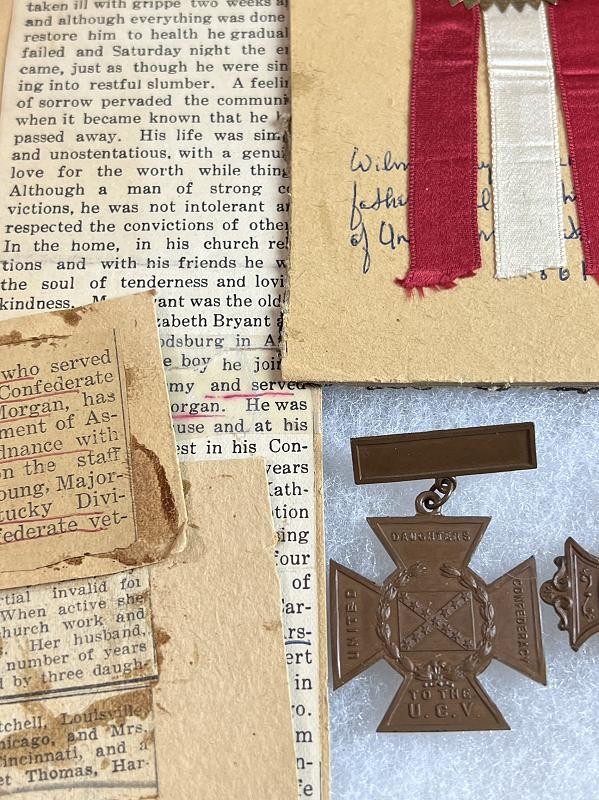 Southern Cross and Grouping of Soldier Who Fought for General John Hunt Morgan