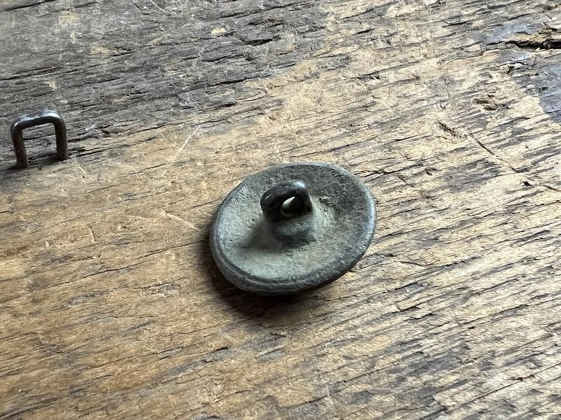 DUG CIVIL WAR CONFEDERATE CAST I INFANTRYMAN'S COAT BUTTON DALTON